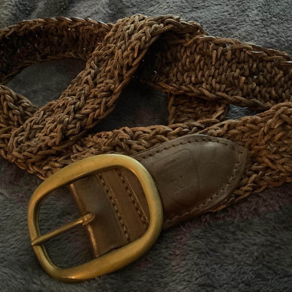 VINTAGE RALPH LAUREN BRAIDED BELT